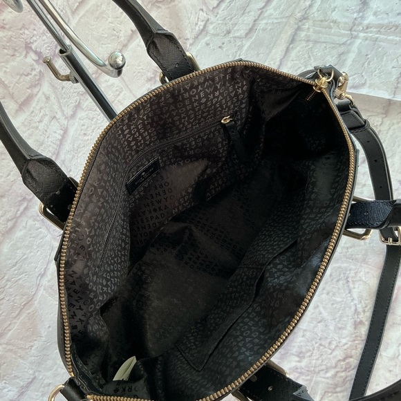 Kate Spade Small Sloan Charlotte Street Satchel Handbag Black WKRU2130 - Picture 8 of 9